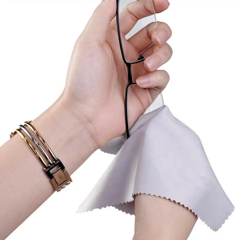 10Pcs Glasses Lens Clothes Computer Mobile Phone Screen Cleaning Microfiber Cloth Wipe Eyeglasses Cleaner Eyewear Accessories